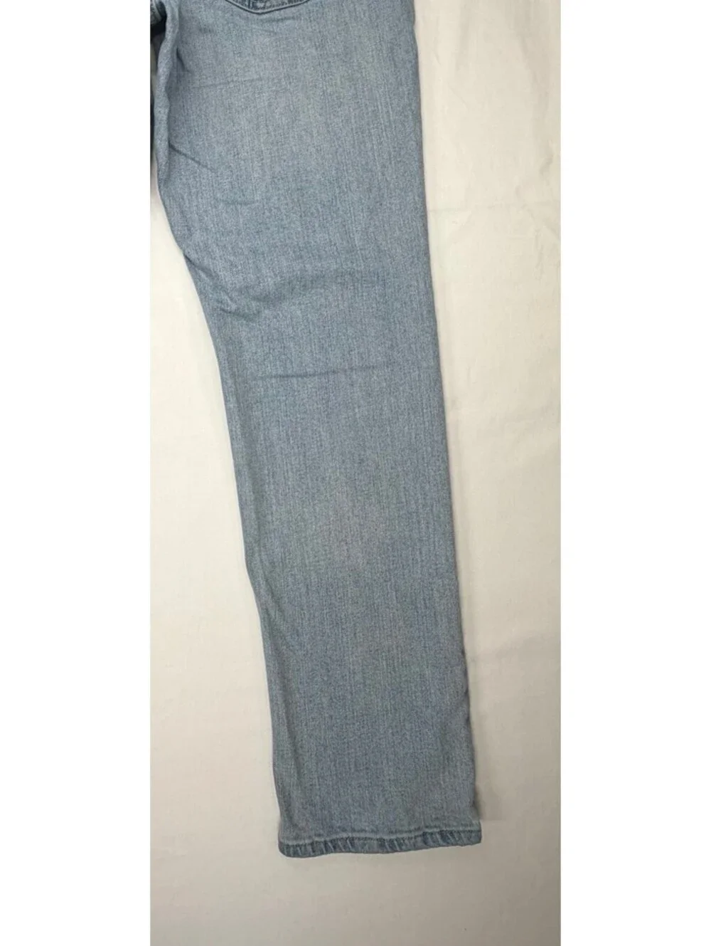 Hollister Men's Skinny Jeans Light Wash Denim Mid-Rise Faded Size 34 Blue